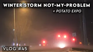 WINTER SLAMS THE MIDWEST + Travel to Potato Expo With Me! | Vlog #45