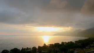Timelapse 4K Закат над Черным морем Гагра Абхазия ■ Sunset over the Black Sea Gagra Abkhazia