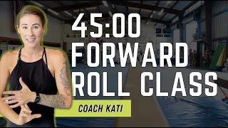 Full Forward Roll Class for Beginner Gymnasts