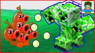 Майнкрафт напал на растение против зомби смотреть Minecraft Plants vs zombie От Фаника 6