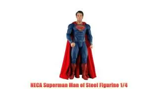 NECA Superman Man of Steel Figurine 1/4