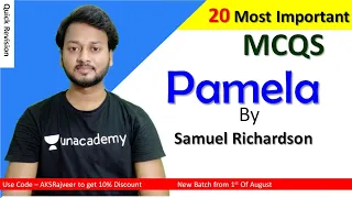 Pamela By Samuel Richardson MCQs | AKSRajveer | Literature Lovers