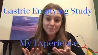 Gastric Emptying Study: My Experience