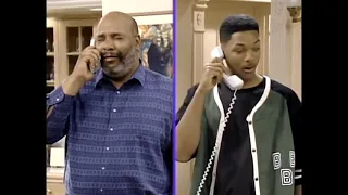 The Fresh Prince Of Bel Air   Bloopers vs Actual scenes