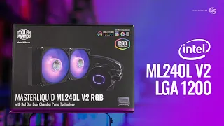 HOWTO Install Cooler Master ML240L V2 RGB on Intel LGA 1200 and 115X Motherboards