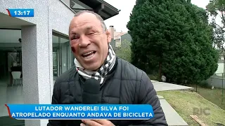 Lutador Wanderlei Silva foi atropelado enquanto andava de bicicleta