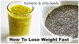 How To Lose Weight Fast With Turmeric & Chia Seeds - 5 kg - Golden Milk Chia Pudding - Turmeric Milk