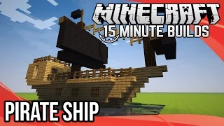 Minecraft 15-Minute Builds: Pirate Ship