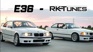 BMW E36 RK-Tunes Install! 328i M52 OBDII AGGRESSIVE BURBLES!