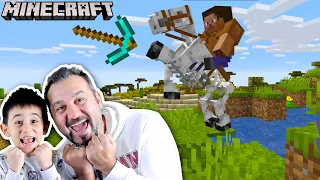 MINECRAFT İSKELET ATIM OLDU! ÖLÜMSÜZLÜK KILICI BULDUK! | MINECRAFT OYNUYORUZ