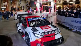 Rallye Monte Carlo 2022 WRC opening ceremony and podium start