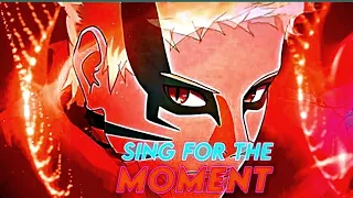 Naruto Baryon Mode - Sing for the moment edit | Kurama Death | SenFrenZ