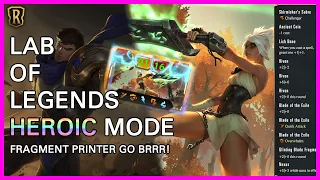 Riven Heroic Run Lab of Legends | Heroic Mode Lab of Legends | Runeterra Lab of Legends