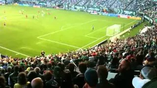 Timbers Army does the Tetris Dance