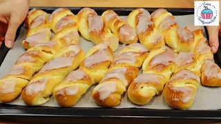 BUNS with Cottage Cheese and Icing