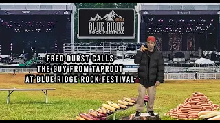 Fred Durst Calls The Guy From Taproot at Blue Ridge Rock Festival 2023