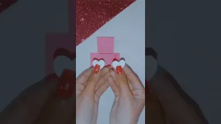 Fall in Love 🥰card 😁|| Beautiful💗 PINK paper pop open💌card || easy paper craft hacks💯