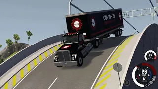 BeamNG.drive Car Jump Arena - COVID 19 RESPONSE