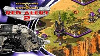 red alert 2 - yuris revenge | 1 yuris vs 7 USA | hard AI +superweapons