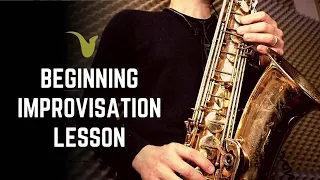 Beginner Improvisation Lesson for Saxophone (or any instrument)