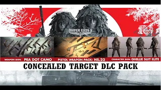 Sniper elite 5 - Concealed target DLC weapon and ghilie preview