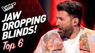 JAW-DROPPING Blind Auditions on The Voice! | TOP 6 (Part 3)