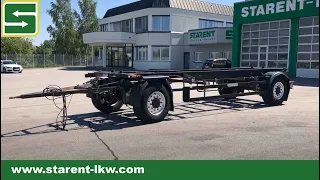 verkauft  - Schwarzmüller Lafette PA 2/ATL-A/B7, ALU-Felgen www.starent-lkw.com TR21052