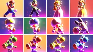 Super Mario Bros. Wonder - All Character Posing Animations