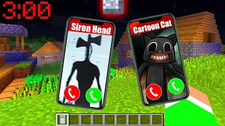 Minecraft PE : WHO CALLED ME AT 3:00AM IN MINECRAFT??!
