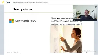 Сучасні можливості та функції продуктів Microsoft Office 365
