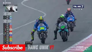 Highlight motoGP CATALUNYA 2020 AMAZING DUO SUZUKI VS PETRONAS YAMAHA SRT