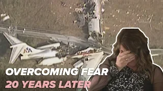 Overcoming her fear of flying 20 years after plane crash