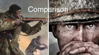 Call of Duty WW2 vs Call of Duty Vanguard comparison