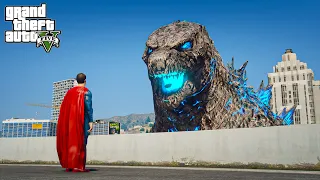 Superman vs Godzilla - Epic Battle - GTA V Mods