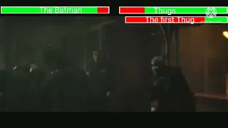 The Batman vs Thugs Subway Fight with healthbars The Batman