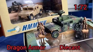 Diecast Hummers from Dragon Armor. Unboxing and review #diecast #hummer #military