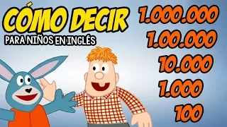 Cómo decir números grandes en INGLÉS para niños