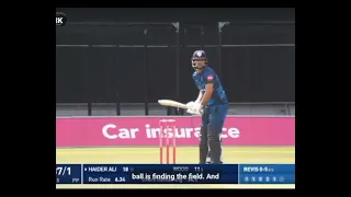 Haider Ali batting in England blast today|Haider ali sixes Derbyshare|