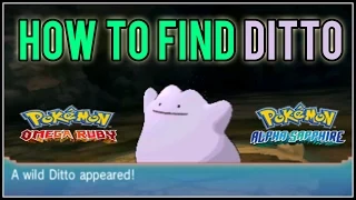 Let's Find Ditto in Pokemon Omega Ruby and Alpha Sapphire | Mirage Spot Location