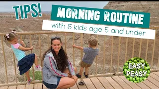 UPDATED Morning Routine (with TIPS)!  Mornings with our 5 kids age 5 and under!