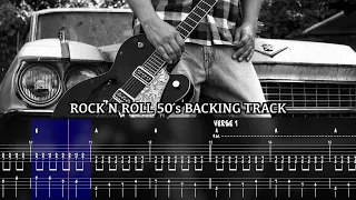 Rock N Roll 50´s in A [BACKING TRACK + TABS]