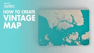 Old Style Map Tutorial in Photoshop