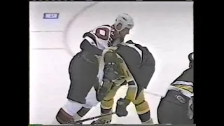 Bruins vs Devils scrum - Apr 6, 2001