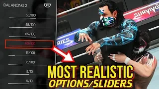 WWE 2K19 Best Sliders For Realism & Best Experience!