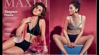 Taapsee Pannu Sizzling Hot in Sexy Lingerie for Maxim Photoshoot