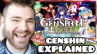 First Time Reacting to GENSHIN IMPACT REVIEW | My Money is Gone | Waifu Simulator | Max0r | REACTION