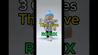3 games that give you free robux 💸🤑 #roblox#shorts