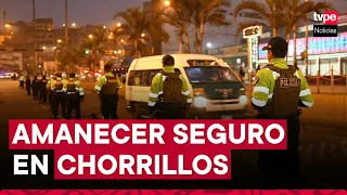Amanecer Seguro: Policía desarticula 3 bandas criminales y detiene a 30 personas en Chorrillos
