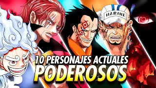 10 PERSONAJES VIVOS más PODEROSOS de ONE PIECE