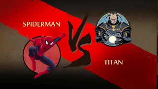 Shadow fight2 Spiderman Vs Titan